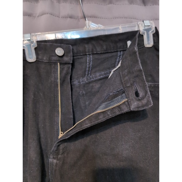 Lee Black High Waisted Straight Leg Jeans, Women's Size 18, Lower On The Waist‎ - Picture 5 of 7